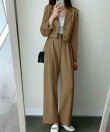tailored jacket pant suit set